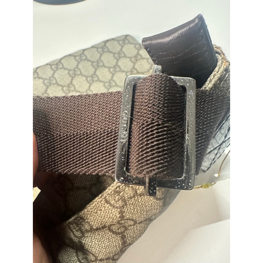 Gucci GG Monogram Messenger Bag Brown/Tan One Size - Picture 10 of 14